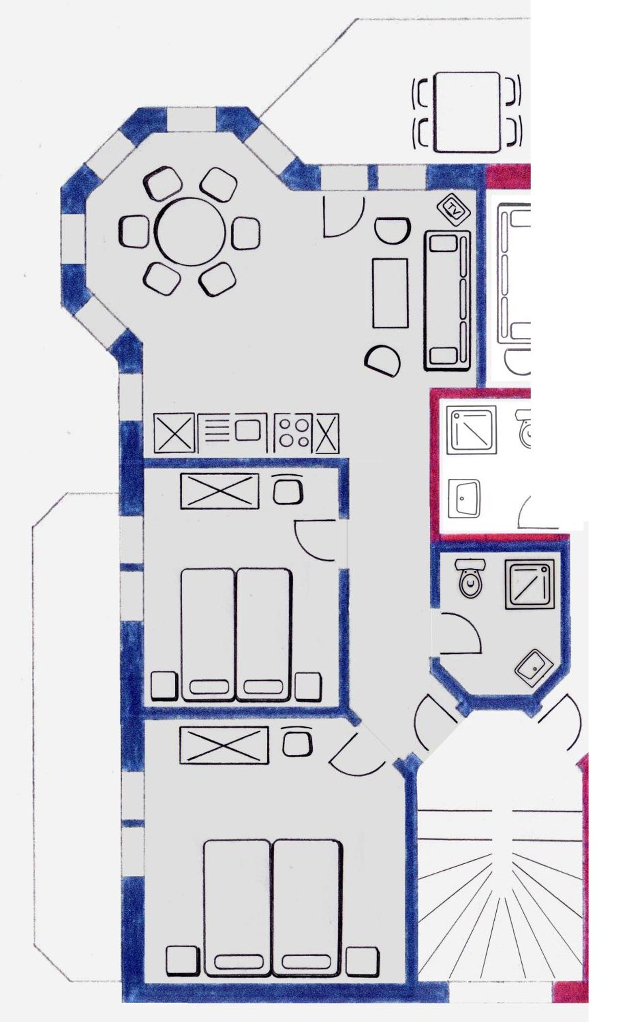 Ferienhaus Antigua Saas-Grund Habitación foto